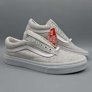 New Vans Old Skool Speckle Jersey Grey True White (Rainbow Multi Color Speckles)